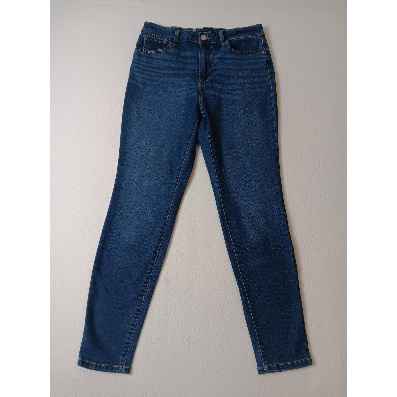 No Boundaries Skinny Jeans Juniors 9 Blue Medium Wash Stretch Denim Teen